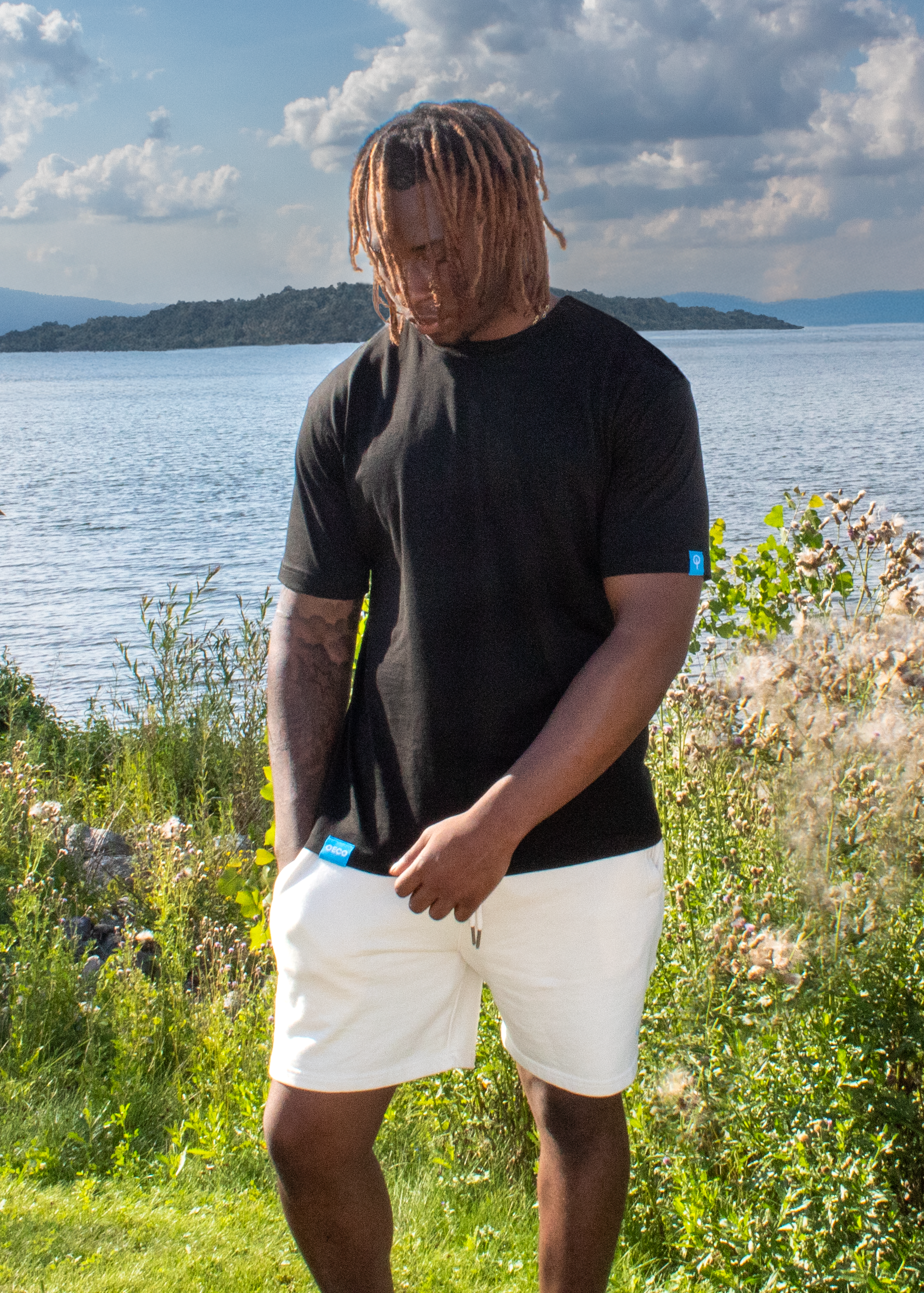 Mens Supima T Shirt - Black Edition | Blue