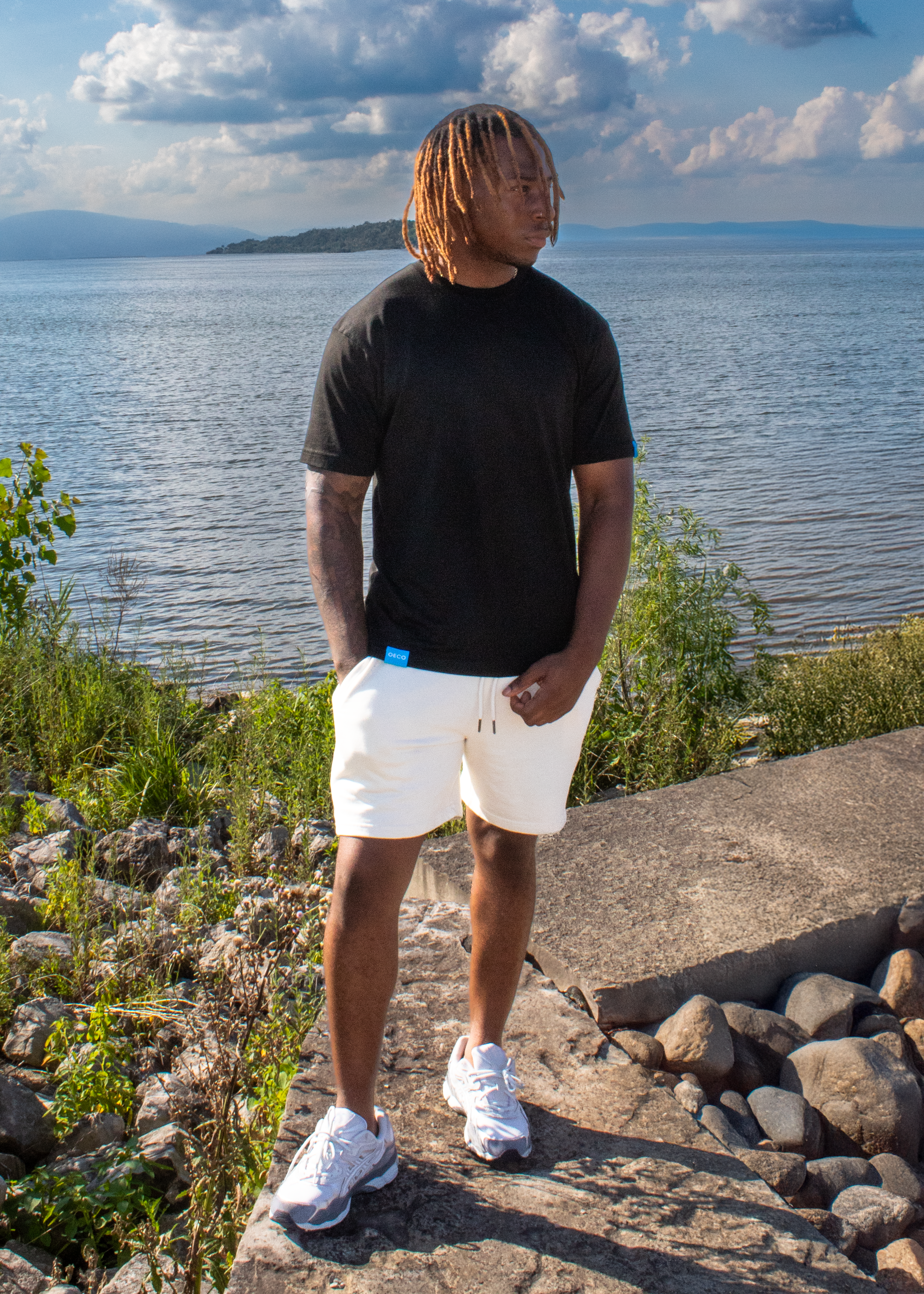 Mens Supima T Shirt - Black Edition | Blue